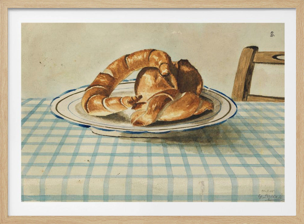 Still Life With Pastry Plate | Poster