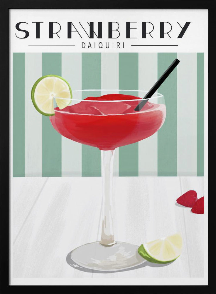 Aardbeien Daiquiri | Poster