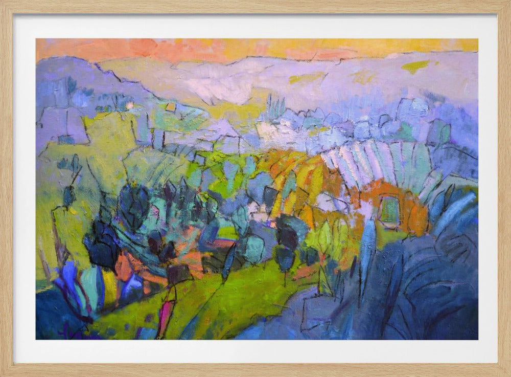 Kleurrijk panorama | Poster