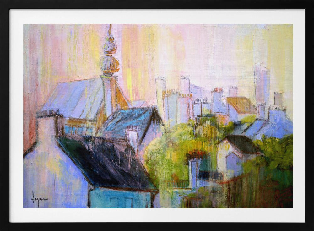 Zonsopgang in Parijs | Poster