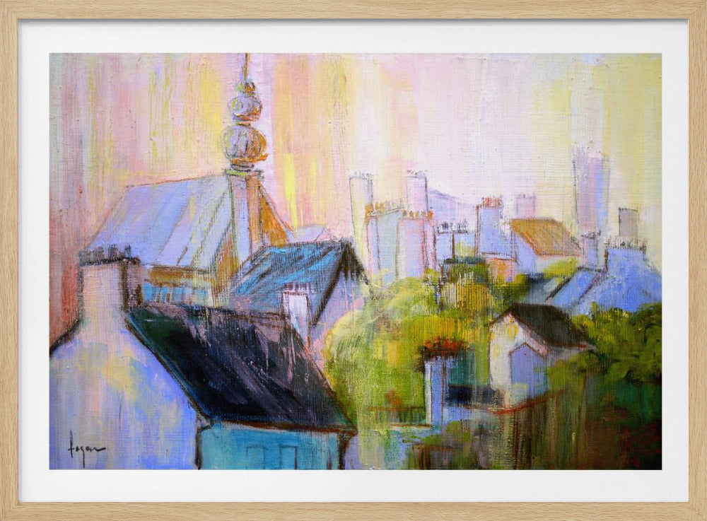 Zonsopgang in Parijs | Poster