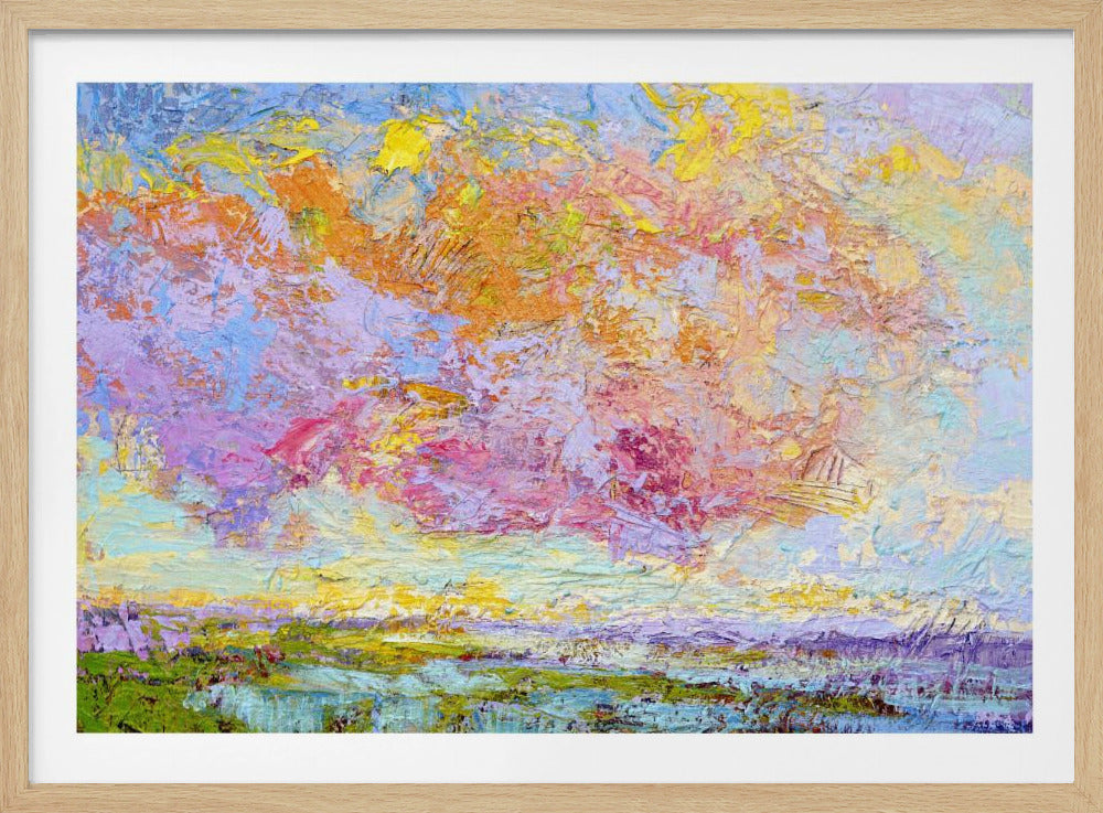 Abstracte kleurrijke luchten | Poster