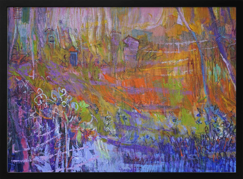 Nocturne in de geheime tuin | Poster