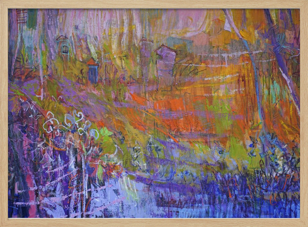 Nocturne in de geheime tuin | Poster