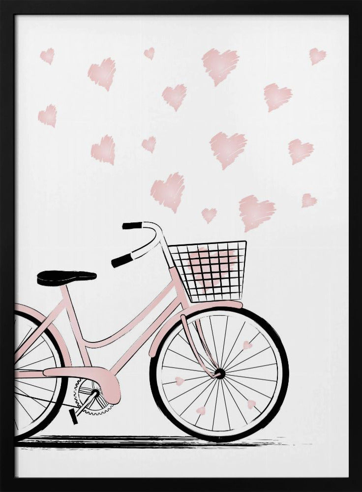 Fiets met Harten | Poster