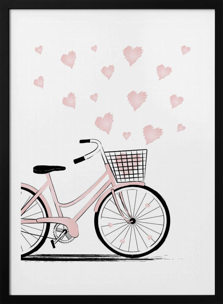 Fiets met Harten | Poster