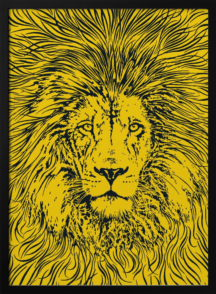 Leeuwenportret – Koning der Dieren | Poster