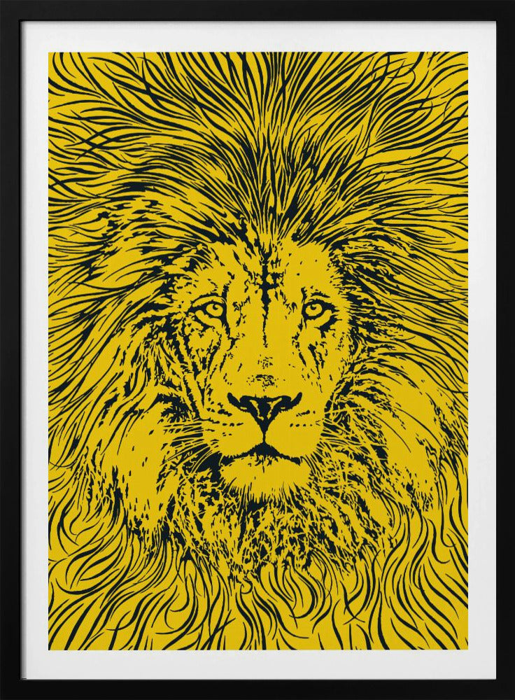 Leeuwenportret – Koning der Dieren | Poster