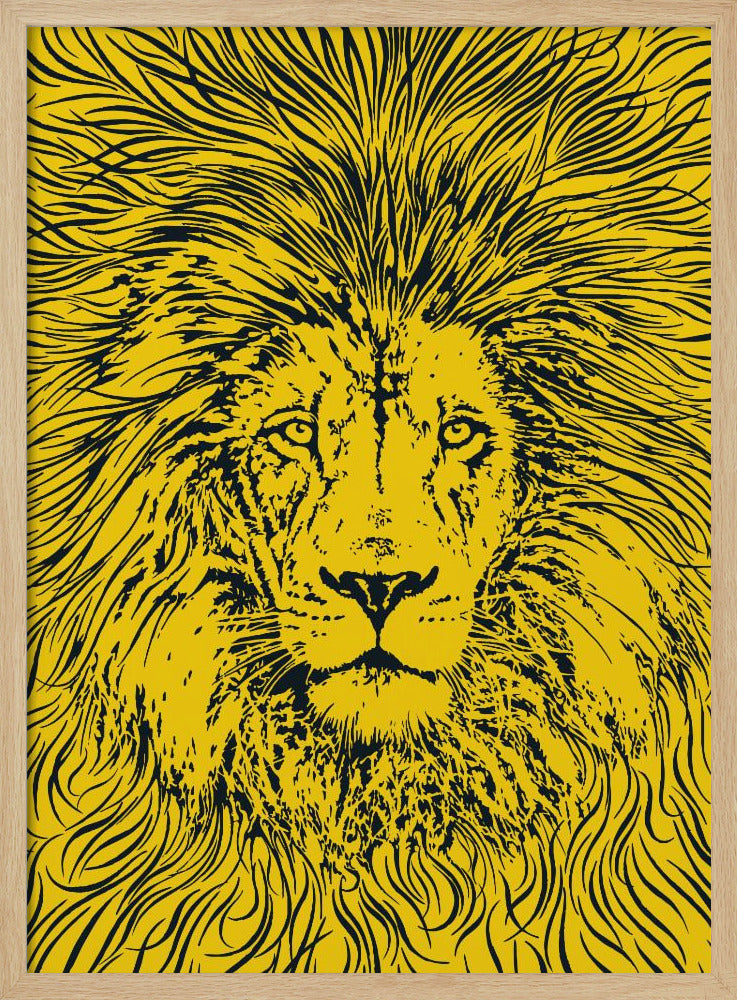 Leeuwenportret – Koning der Dieren | Poster