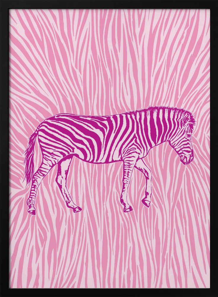 Afrikaanse zebra in opvallende camouflage | Poster