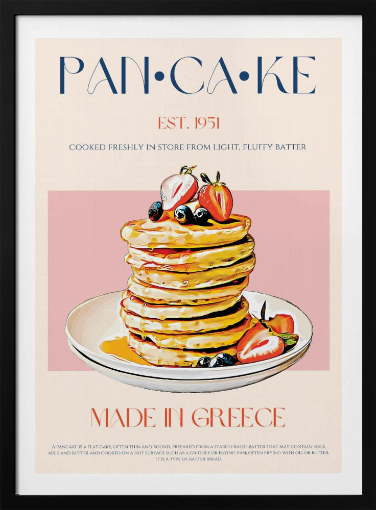 Luchtige Griekse pannenkoeken | Poster