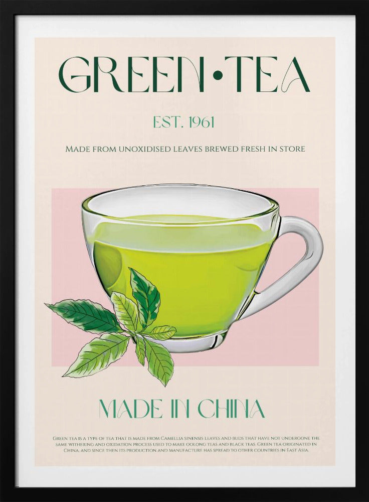 Verse groene thee | Poster