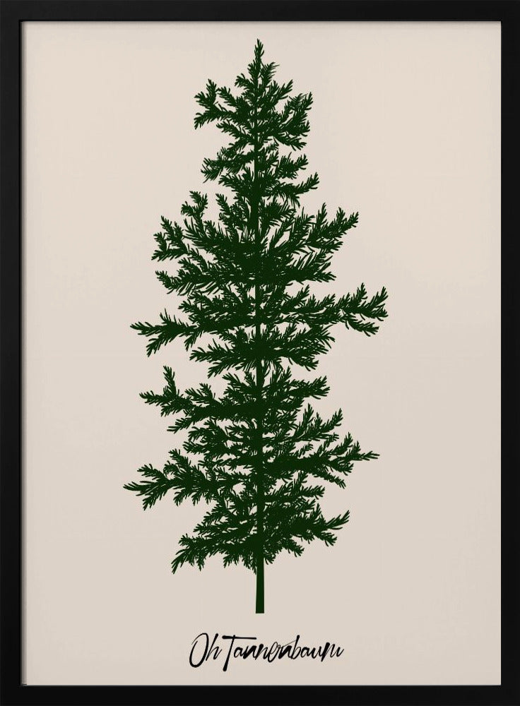 Oh Tannebaum (groen) | Poster