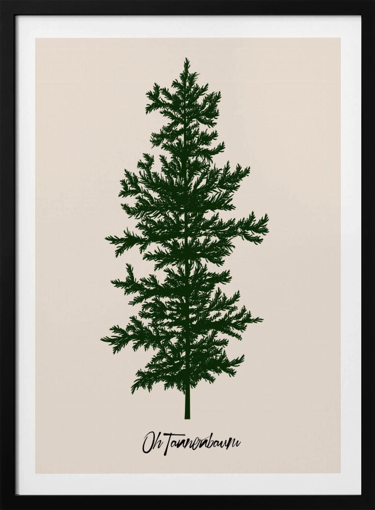 Oh Tannebaum (groen) | Poster