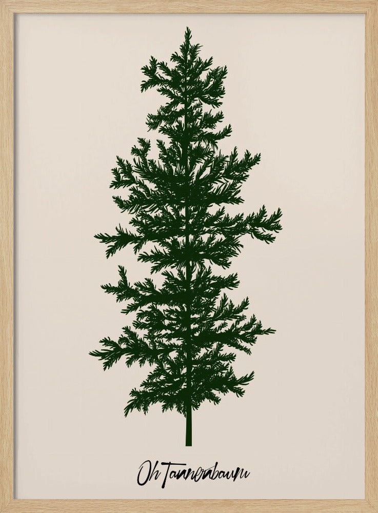 Oh Tannebaum (groen) | Poster