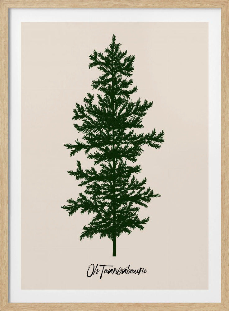 Oh Tannebaum (groen) | Poster