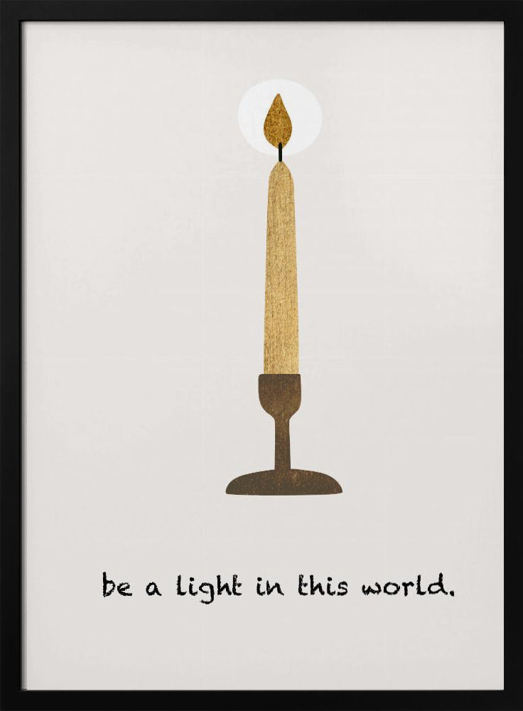 Wees een licht | Poster