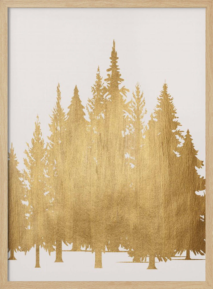 Tannenwald (goud) | Poster