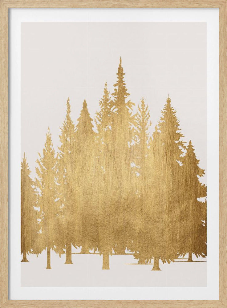 Tannenwald (goud) | Poster