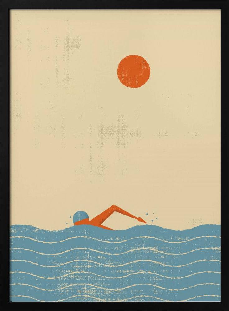 Zwemmer | Poster