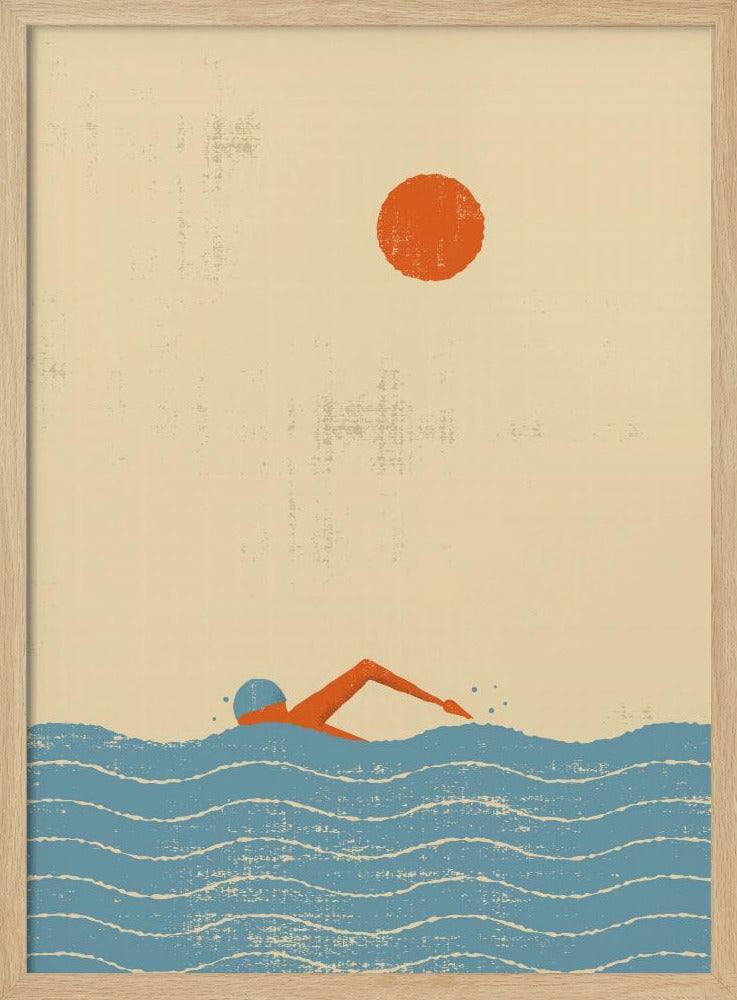 Zwemmer | Poster