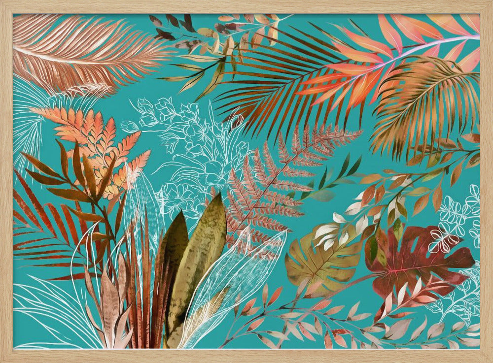 Tropisch gebladerte 08 | Poster