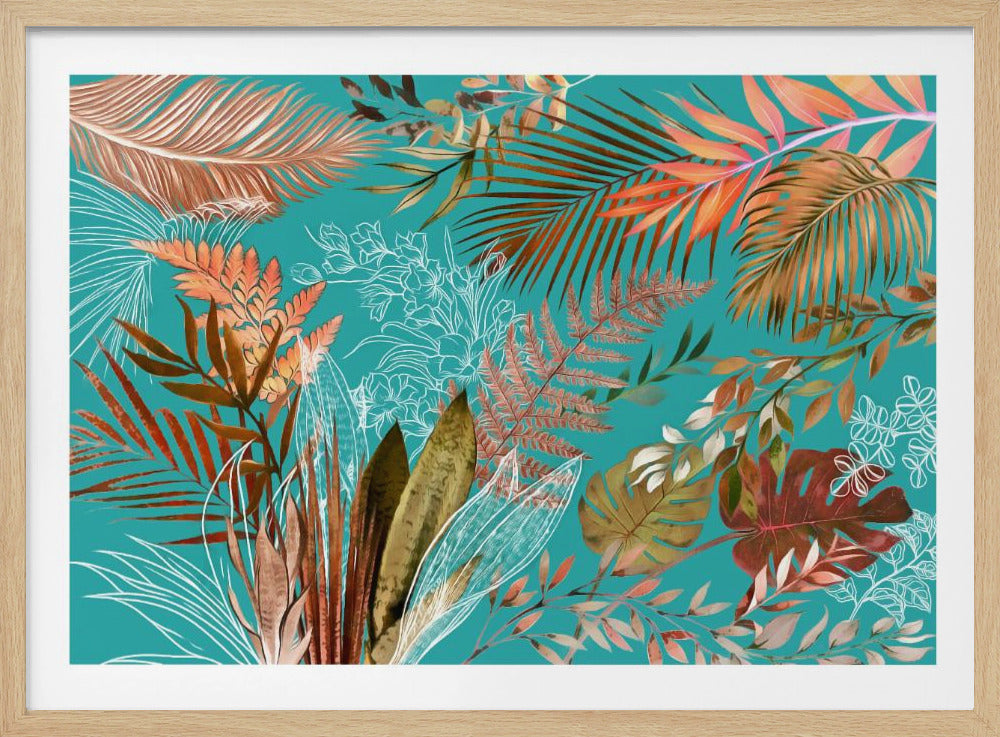 Tropisch gebladerte 08 | Poster