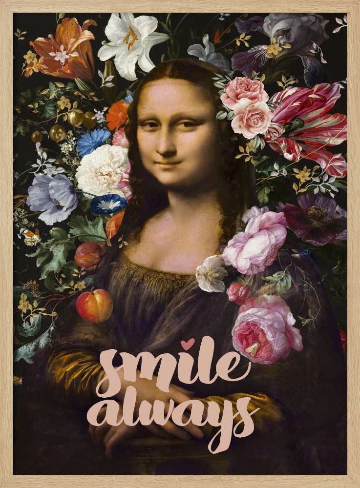 Lach altijd, Mona Lisa | Poster