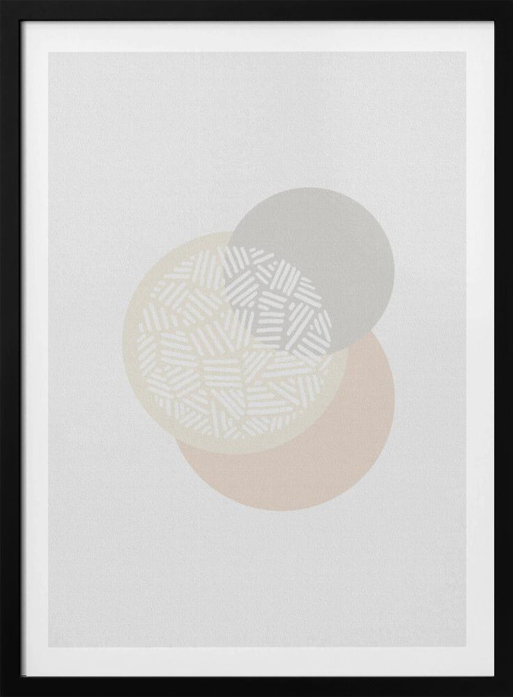Geometrische gedempte kleuren IV | Poster