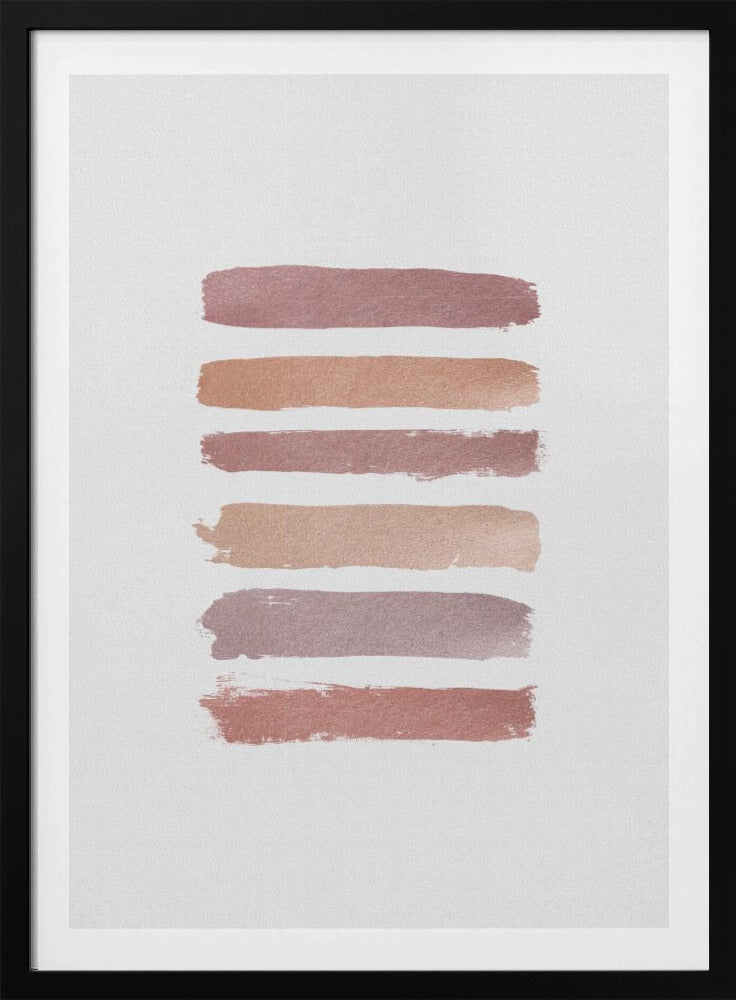 Dusty Rose Strepen | Poster