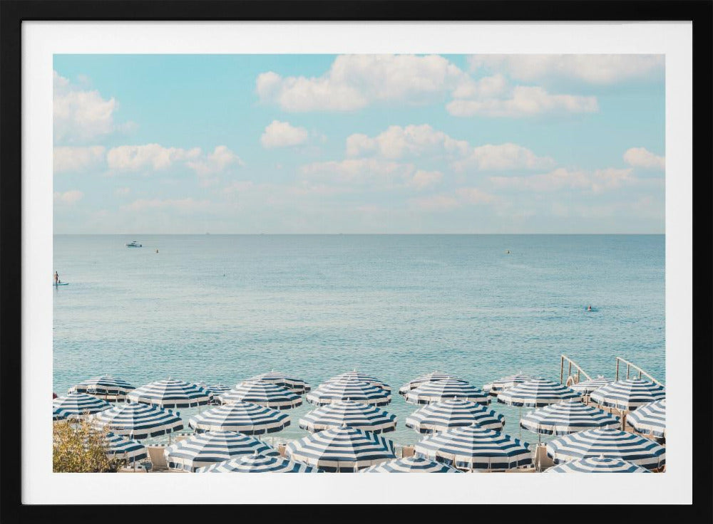 Strandparasols van de Franse Rivièra II | Poster