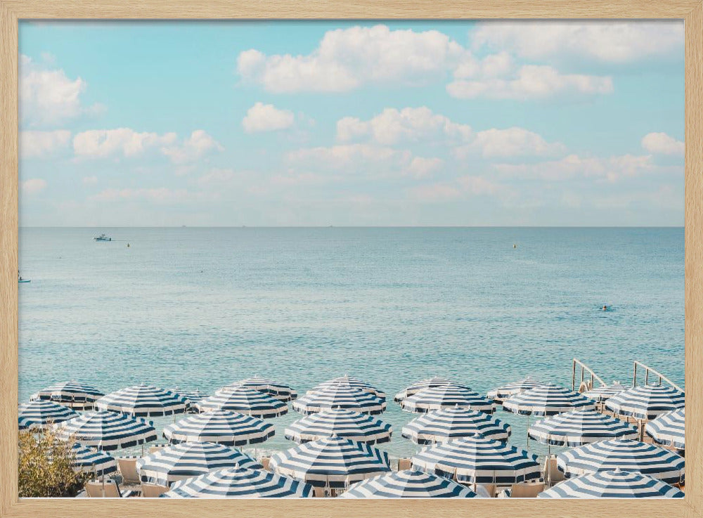 Strandparasols van de Franse Rivièra II | Poster