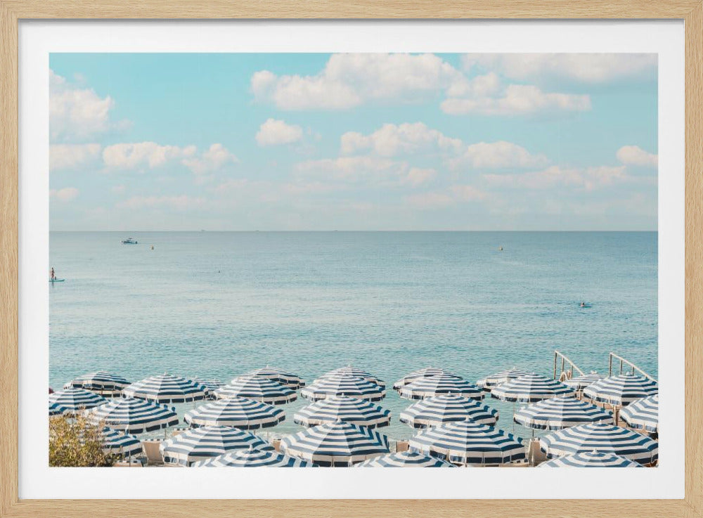 Strandparasols van de Franse Rivièra II | Poster