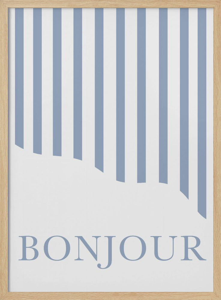 Bonjour Strepen | Poster