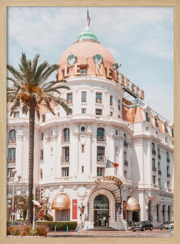 Gebouw aan de Franse Rivièra | Poster