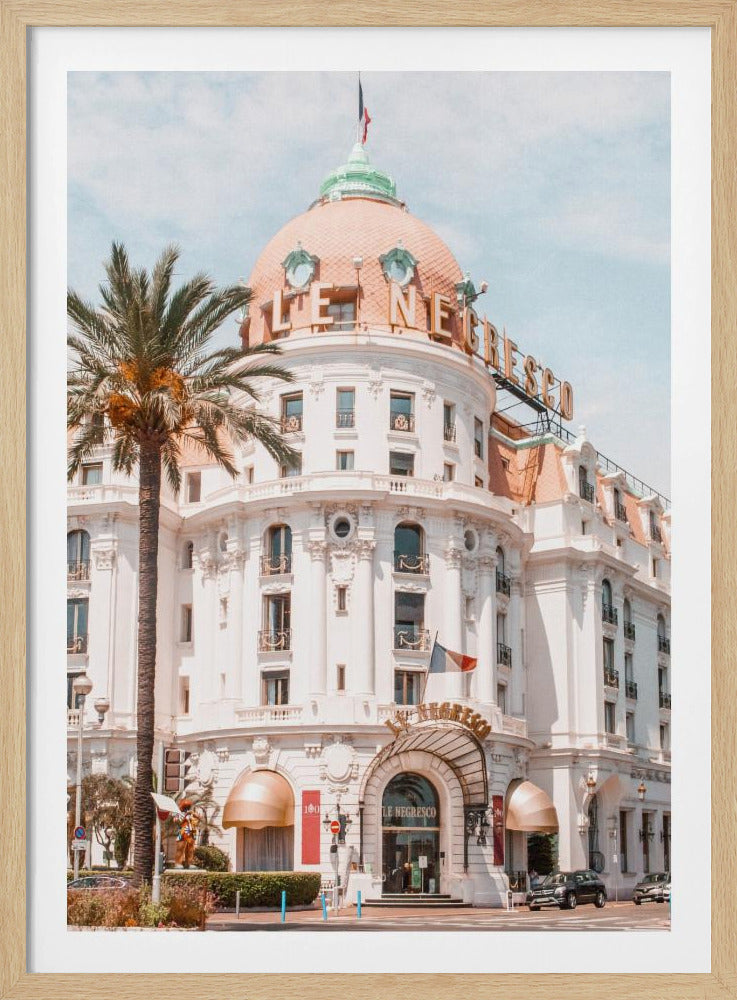 Gebouw aan de Franse Rivièra | Poster