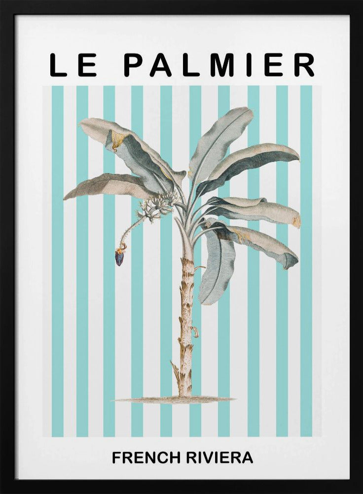 Gestreepte palmboom | Poster
