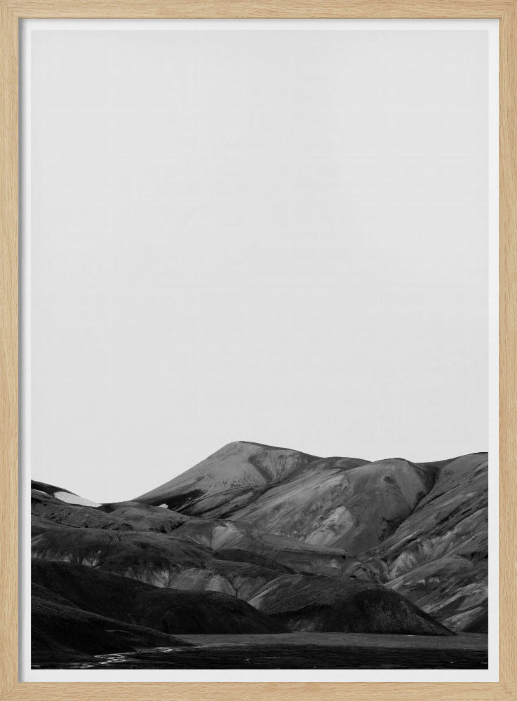 Monochrome bergen | Poster