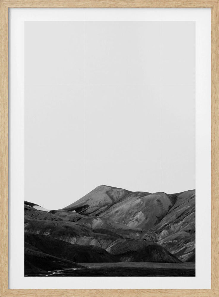 Monochrome bergen | Poster