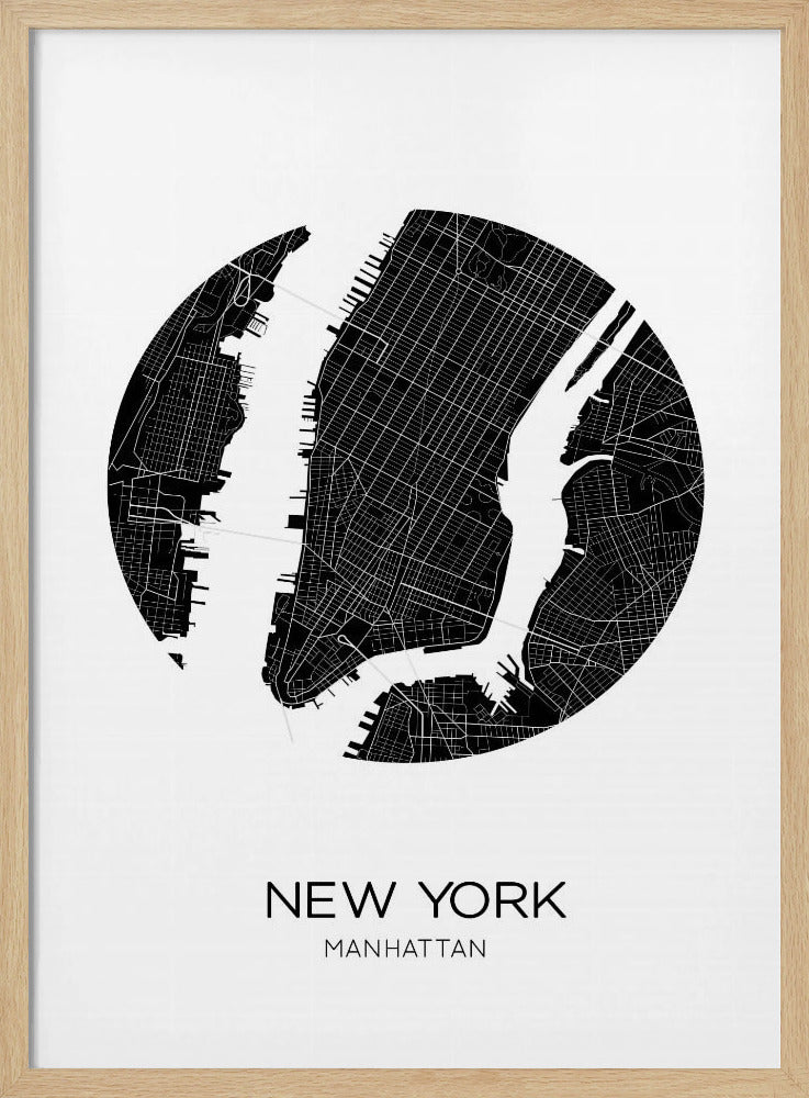 Circulair stadsgezicht | Poster