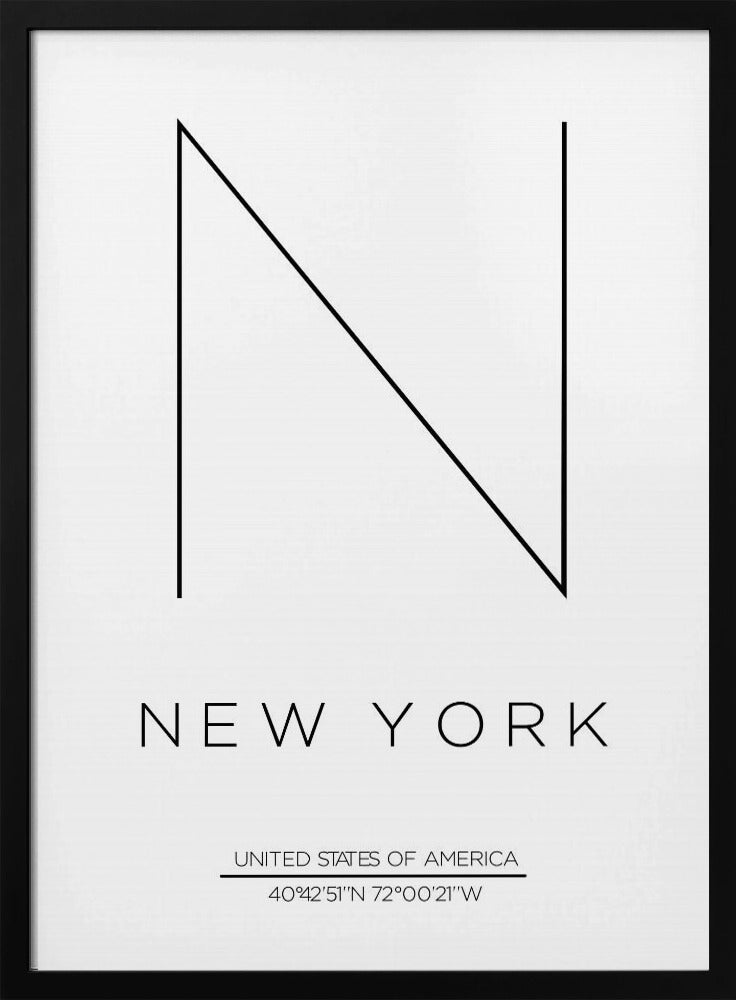 Minimalistisch NYC-ontwerp | Poster