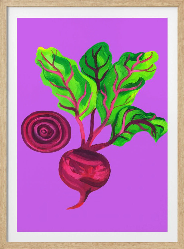 Bietenwerveling Paars | Poster