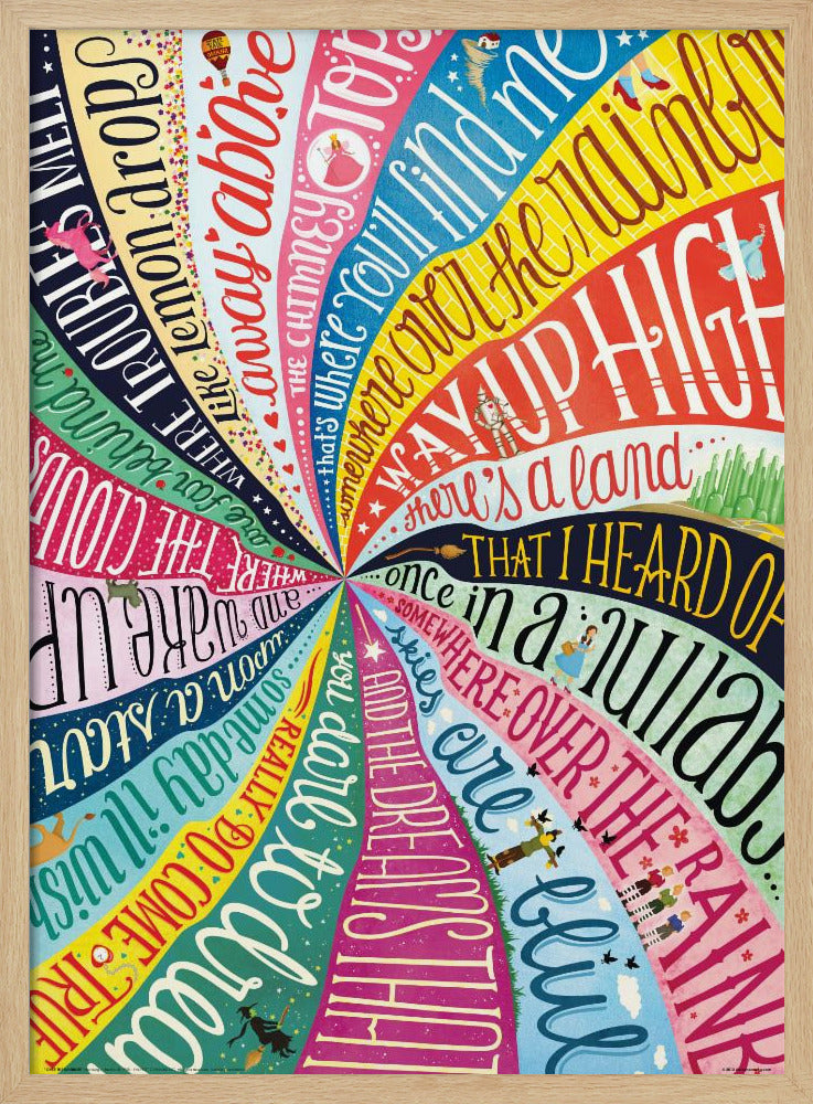 Over de regenboog | Poster