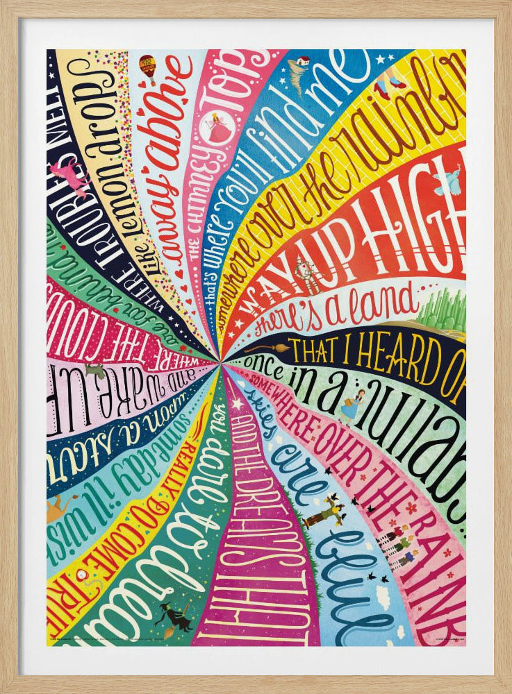 Over de regenboog | Poster