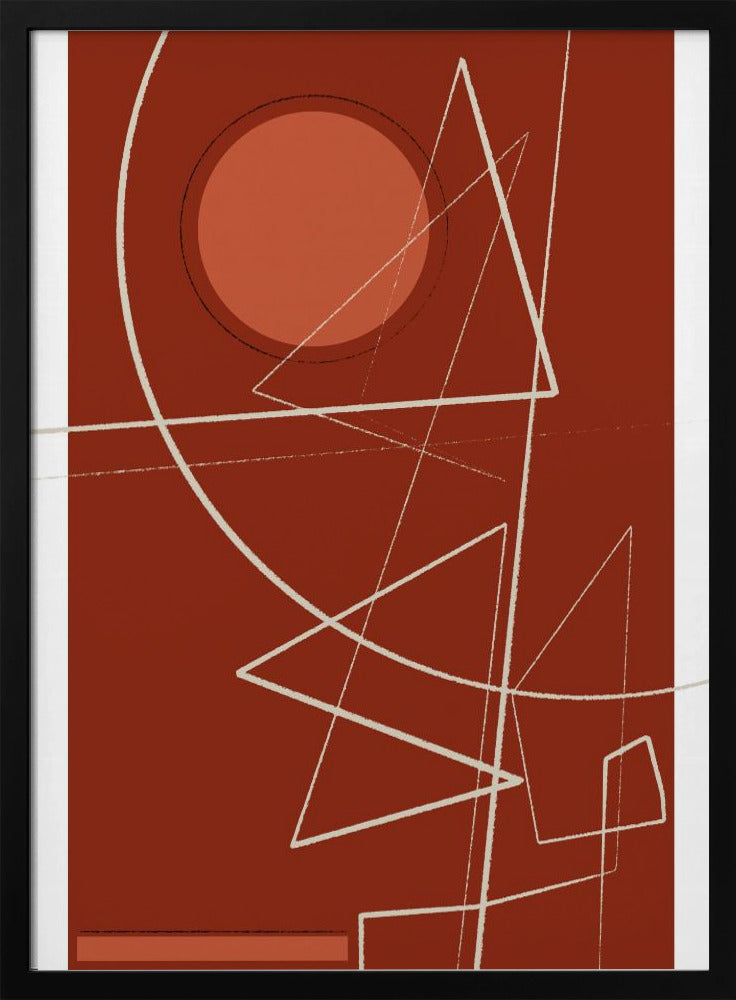 Geometrische eclips | Poster