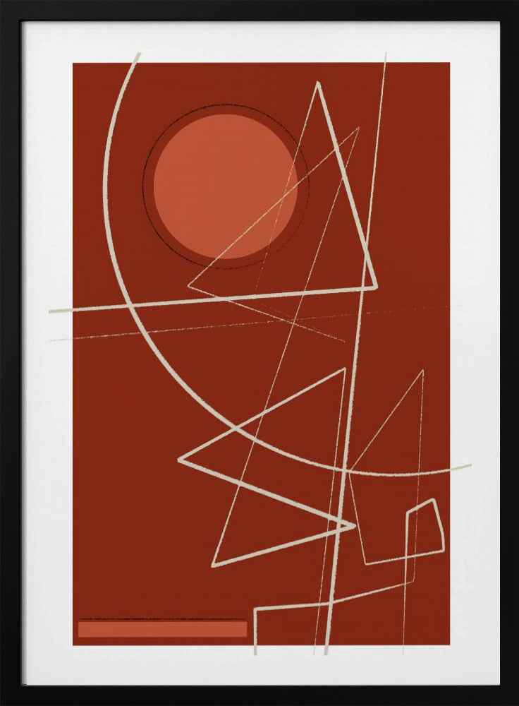 Geometrische eclips | Poster