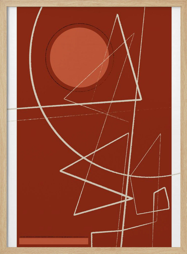Geometrische eclips | Poster