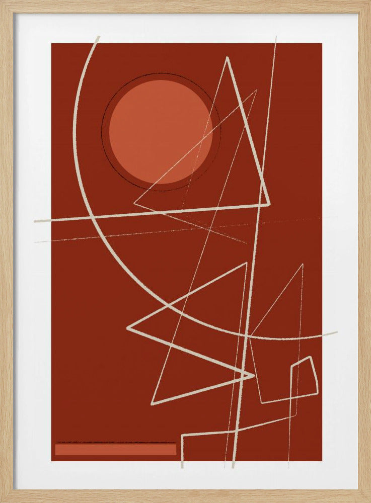 Geometrische eclips | Poster