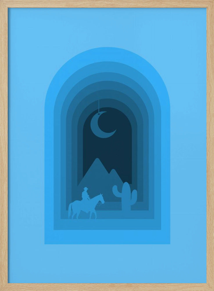Woestijnmaanreis | Poster