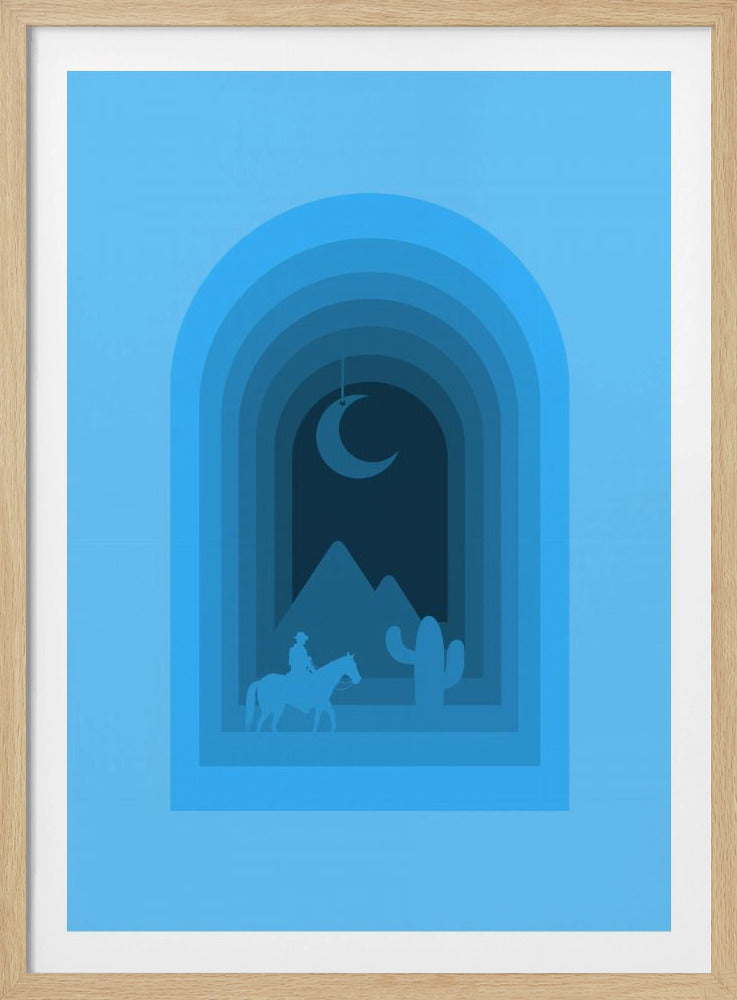 Woestijnmaanreis | Poster